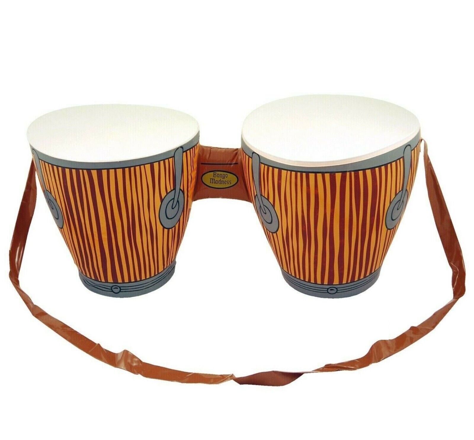 V922-AWD-E0804-BONDRU-202508251225-00 Inflatable Double Bongo Drums African Tropical Beach Party Fancy Dress Hawaiian Luau - Image 1