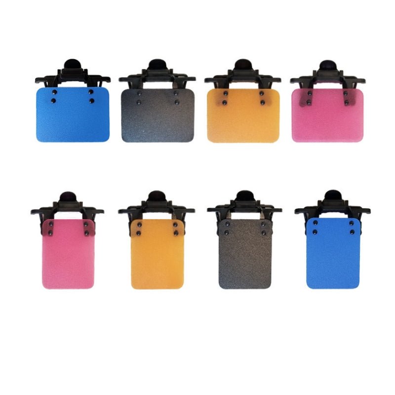 V922-B0241-SHOSHI-YV-202508251140-00 ISSF Flip-Up Eyeshield Sport Shooting Eye Shield Aim Blocker Targeting Sight Cover Blinding - Yellow-Vertical 3x4cm - Image 1