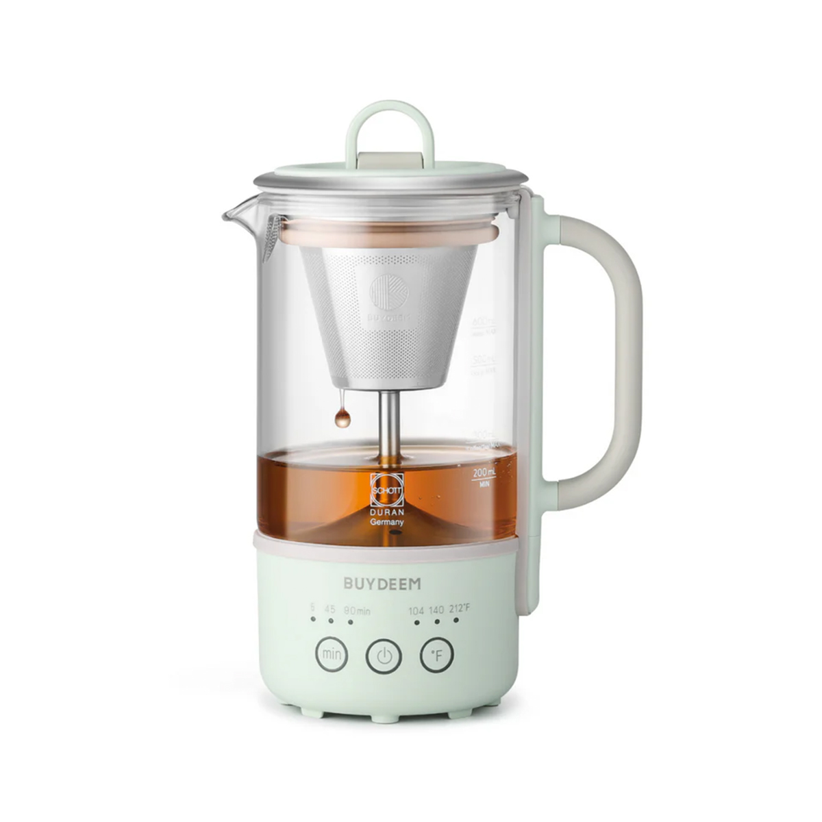 V943-K32AU-GREEN-202507090925-00 BUYDEEM Mini Multi-function Tea/Coffee Maker K32 600ml - Image 1