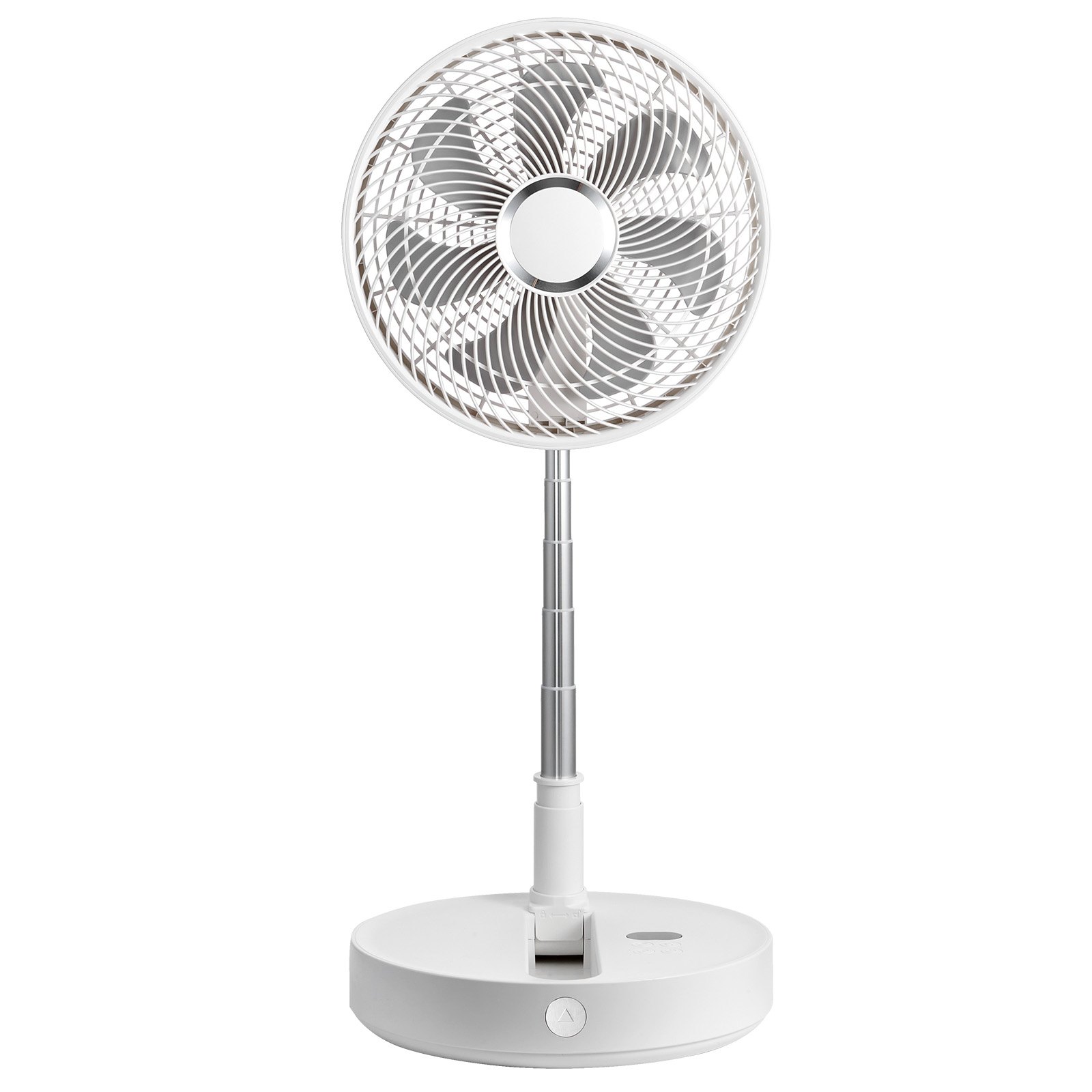 V952-CDFS12YCSSSF9DA1CV9-202507141255-00 VEVOR 12 Inch Foldable Oscillating Standing Fan with Remote Control, 4 Speed Adjustable Portable Desk Quiet Fan, 7200mah Rechargeable USB Small Fan, Folded Rotating Floor Fan for Bedroom Office Travel - Image 1