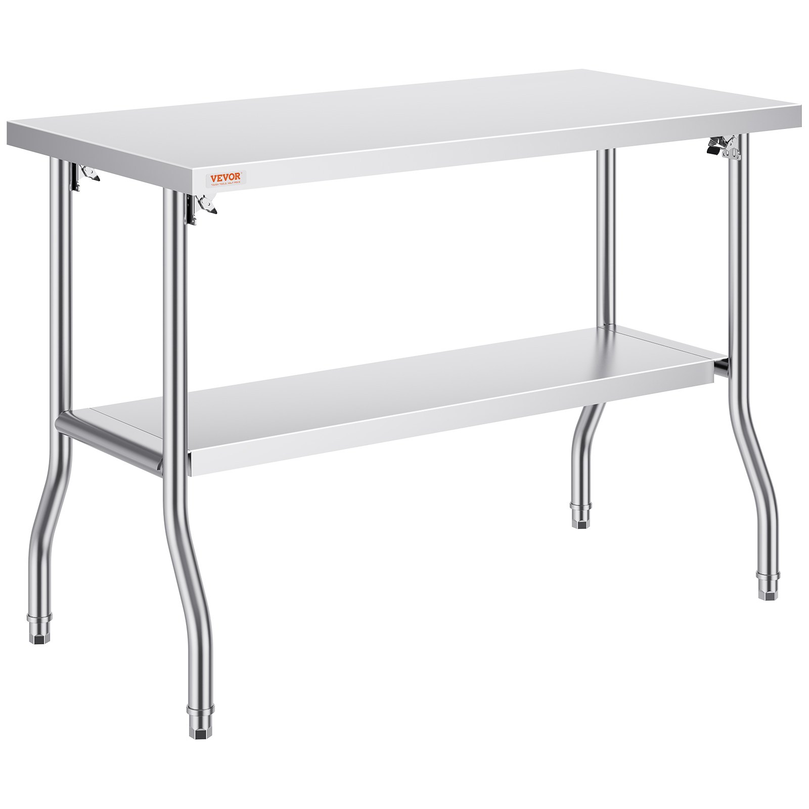 V952-CFGZT48X24YC00001V0-202508011215-00 VEVOR Commercial Worktable Workstation Folding Commercial Prep Table 1220x610 mm - Image 1