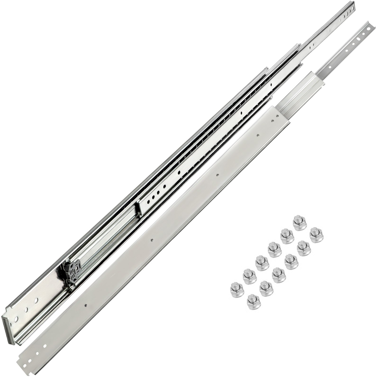 V952-CTDGBYCW500482ELXV0-202507141511-00 VEVOR Drawer Slide Soft Close Drawer 1Pair 48" Ball Bearing Full Extension 500lb - Image 1