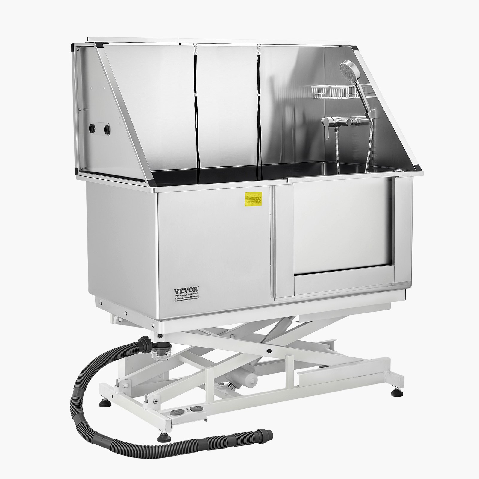 V952-DDSJBXGCWYG5A2PK5V3-202508011253-00 VEVOR 127 cm Electric Dog Grooming Bath Tub Stainless Steel w Water Filter - Image 1