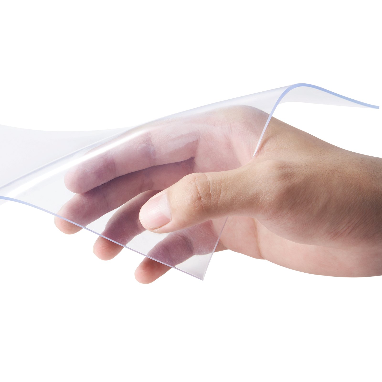 V952-JPVC82X121PCSGXS0V0-202507141210-00 VEVOR Strip Curtain, 2500 cm L x 30.5 cm W x 3 mm Thickness, Clear PVC Smooth Curtain Strip Door Bulk Roll, Plastic Door Strips for Doorways of Supermarket, Garage, Warehouse, Barn, Pet Animal House - Image 1