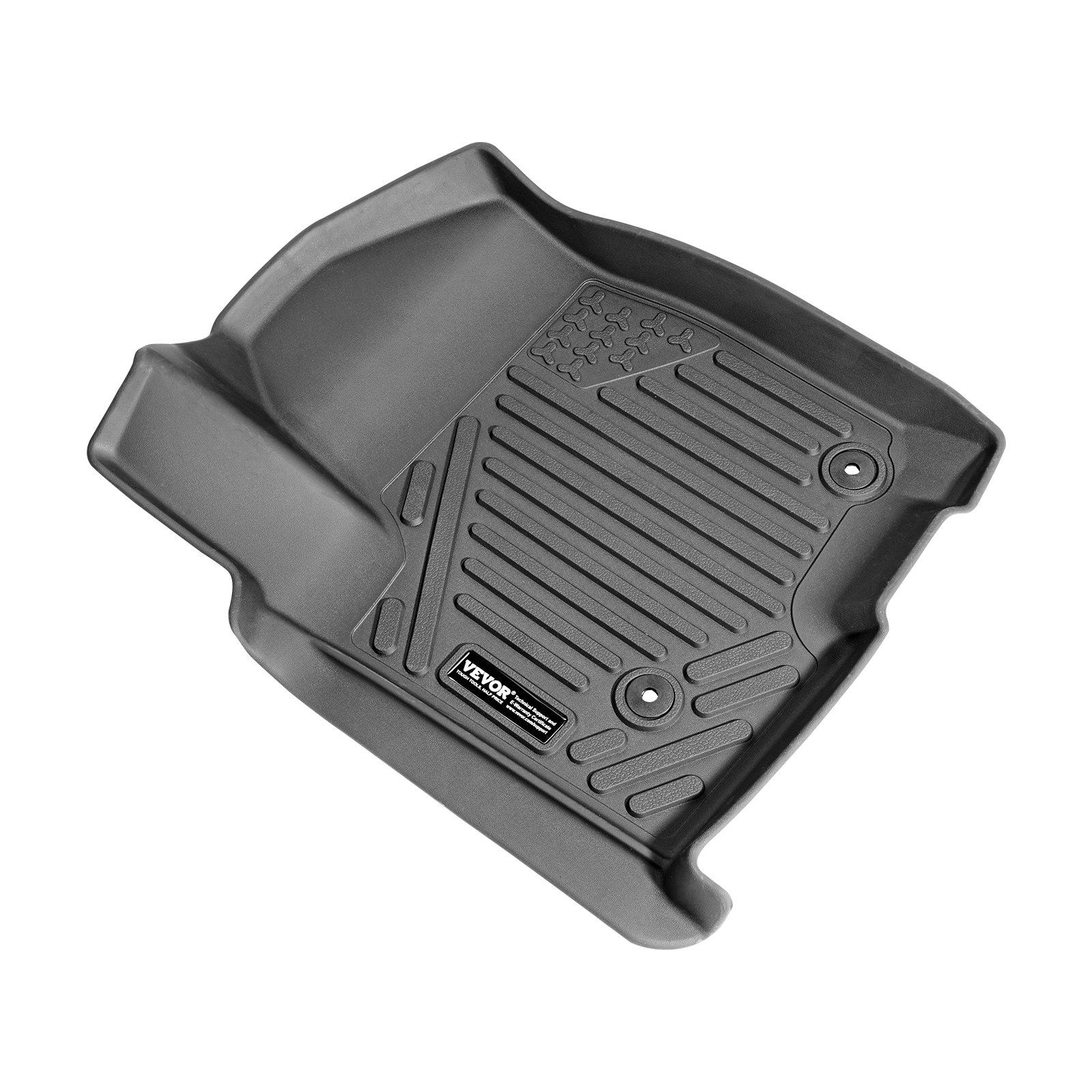 V952-KCDBDXFLSILVY37NOV0-202507141210-00 VEVOR Automotive Floor Mats Fits for Chevrolet Silverado/GMC Sierra 1500 3 pcs - Image 1