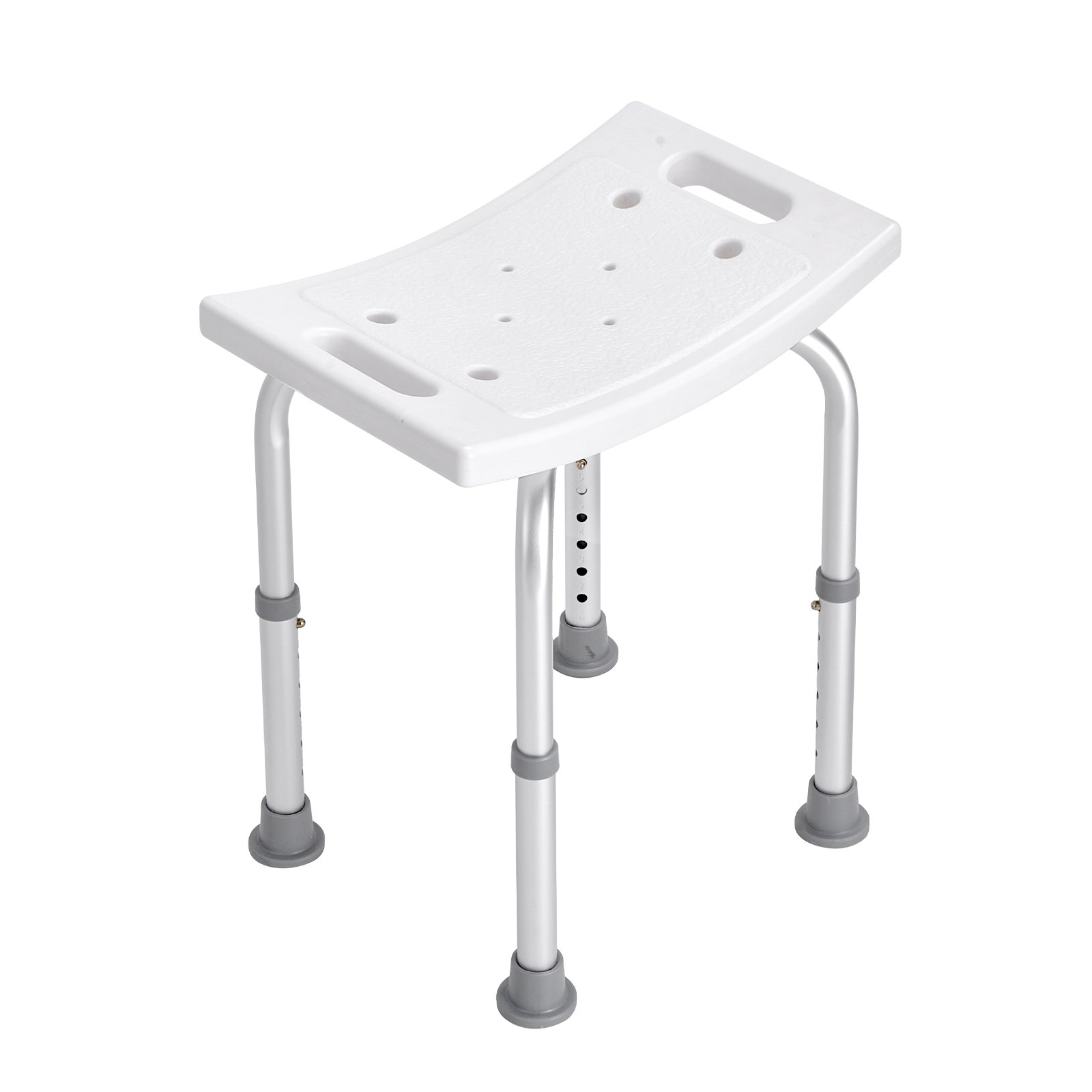 V952-LYDFXFLHJPESOYK86V0-202507141554-00 VEVOR Shower Chair, Adjustable Height Shower Stool with Built-in Handles, Shower Seat for Inside Shower or Tub, Non-Slip Bench Bathtub Stool Seat for Elderly Disabled Handicap, 158.8 kg Capacity - Image 1