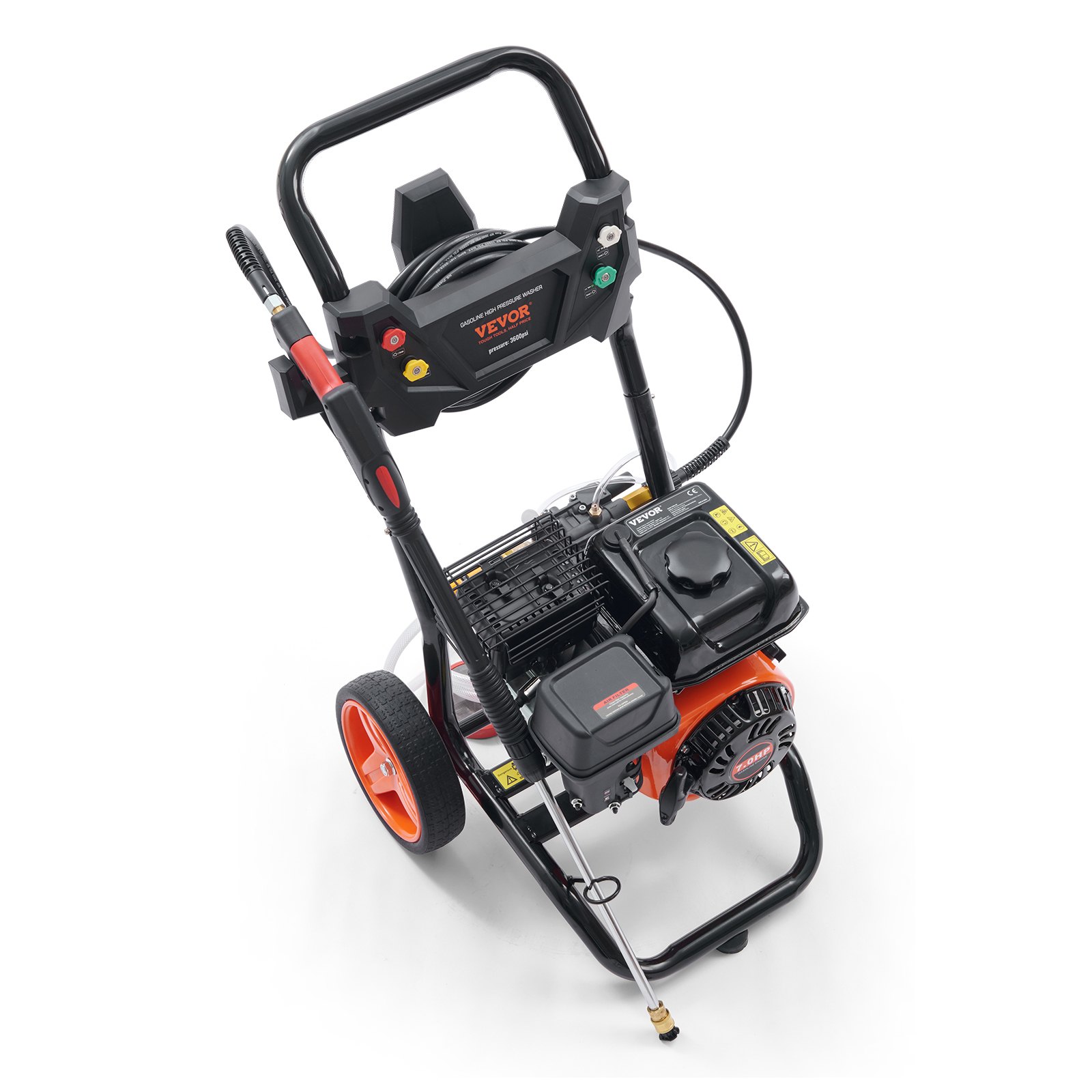 V952-R3600PSI26GPM7JARV0-202507141530-00 VEVOR Gas Pressure Washer Gas Powered Washer 3600 PSI 2.6 GPM 210cc 5 Nozzles - Image 1