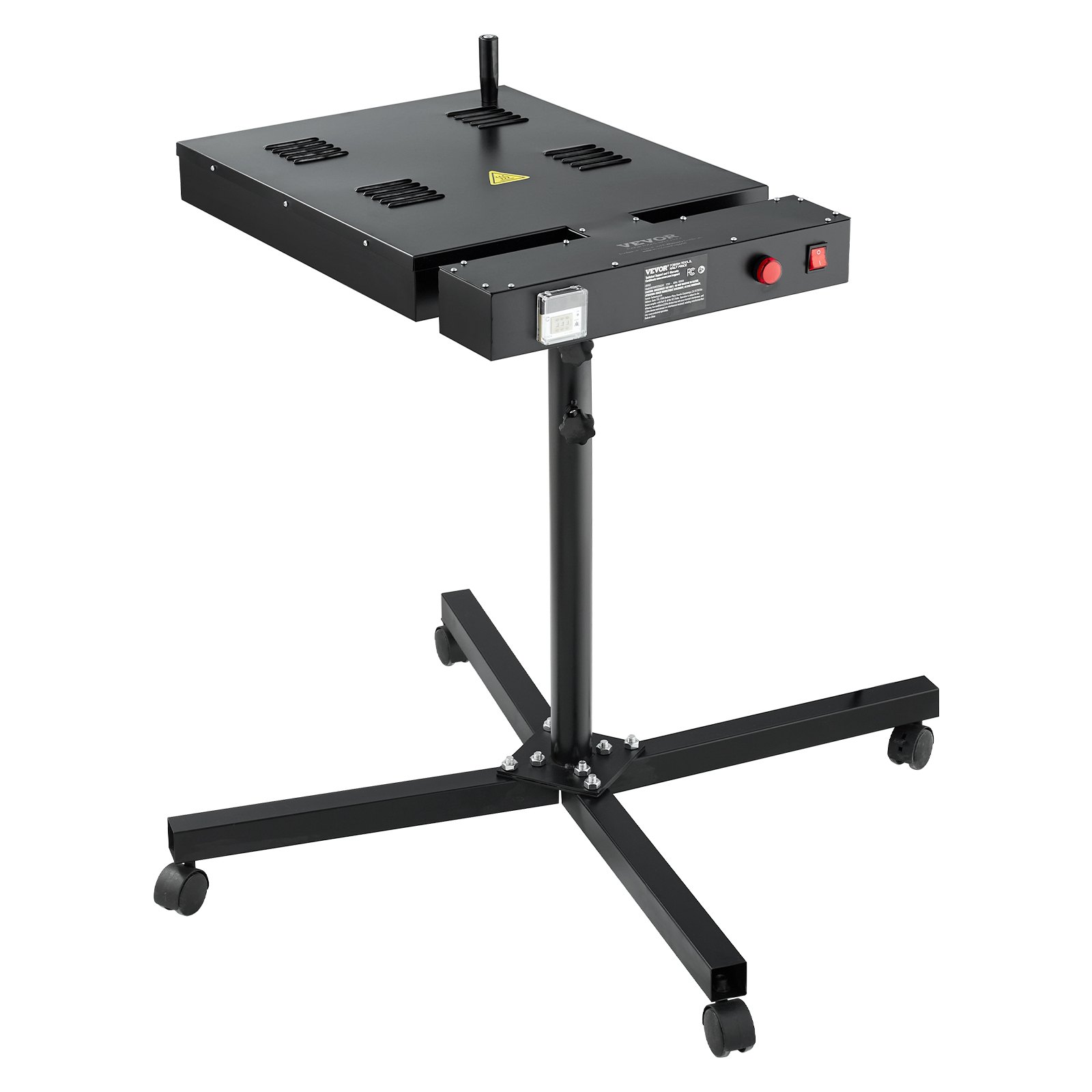 V952-WKSWBHGJ18X2I5NP8V3-202508011525-00 VEVOR Flash Dryer, 18 x 25 inch Flash Dryer for Screen Printing, 0-750℉ Temperature Control, High Power Silk Screen Printing Dryer with Height Adjustable Stand, 360° Rotation, T-Shirt Curing Machine - Image 1