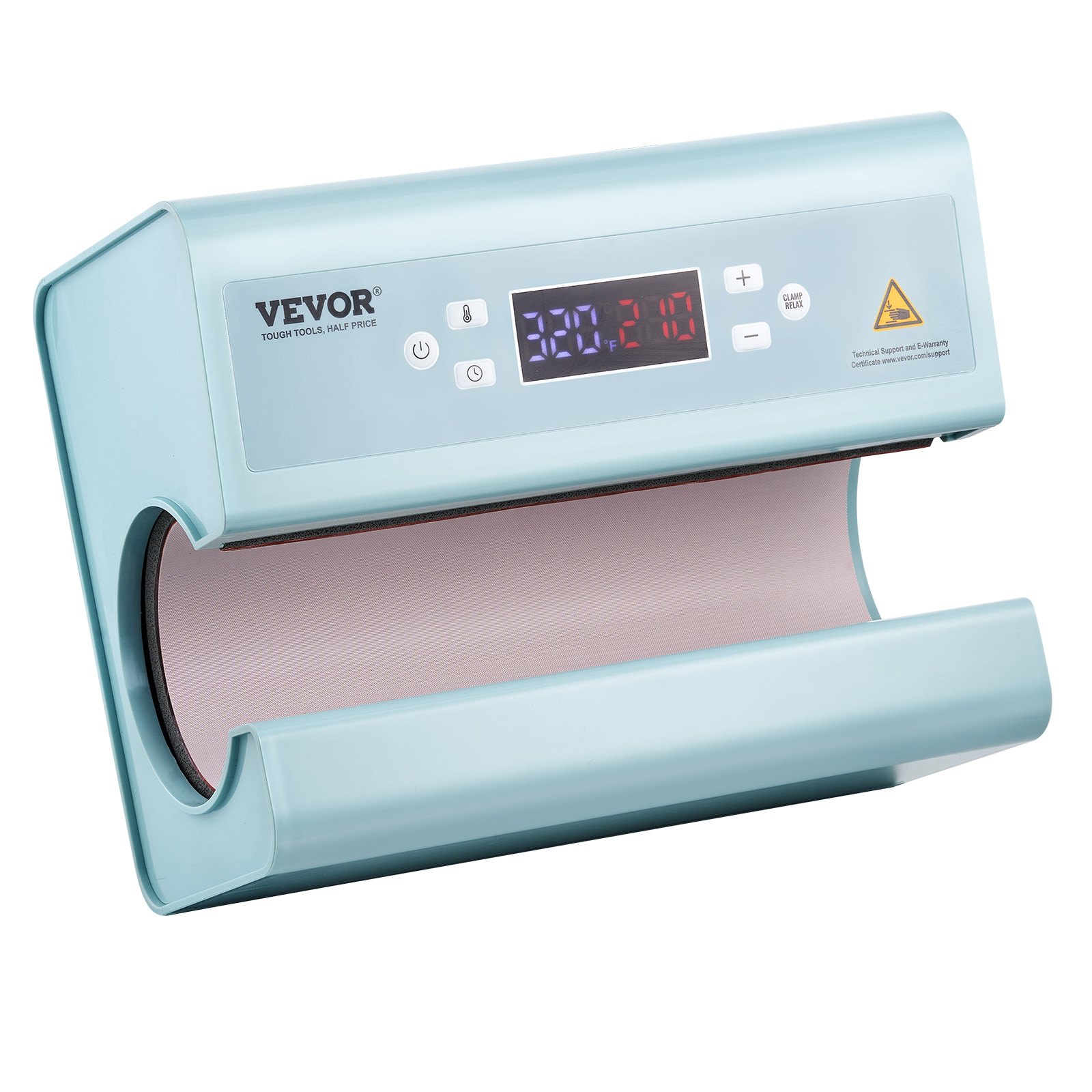 V952-ZNKBJ30OZSLLL8371V3-202507141542-00 VEVOR Auto Tumbler Heat Press Machine 325-887 ml Sublimation Mug Heat Press Blue - Image 1