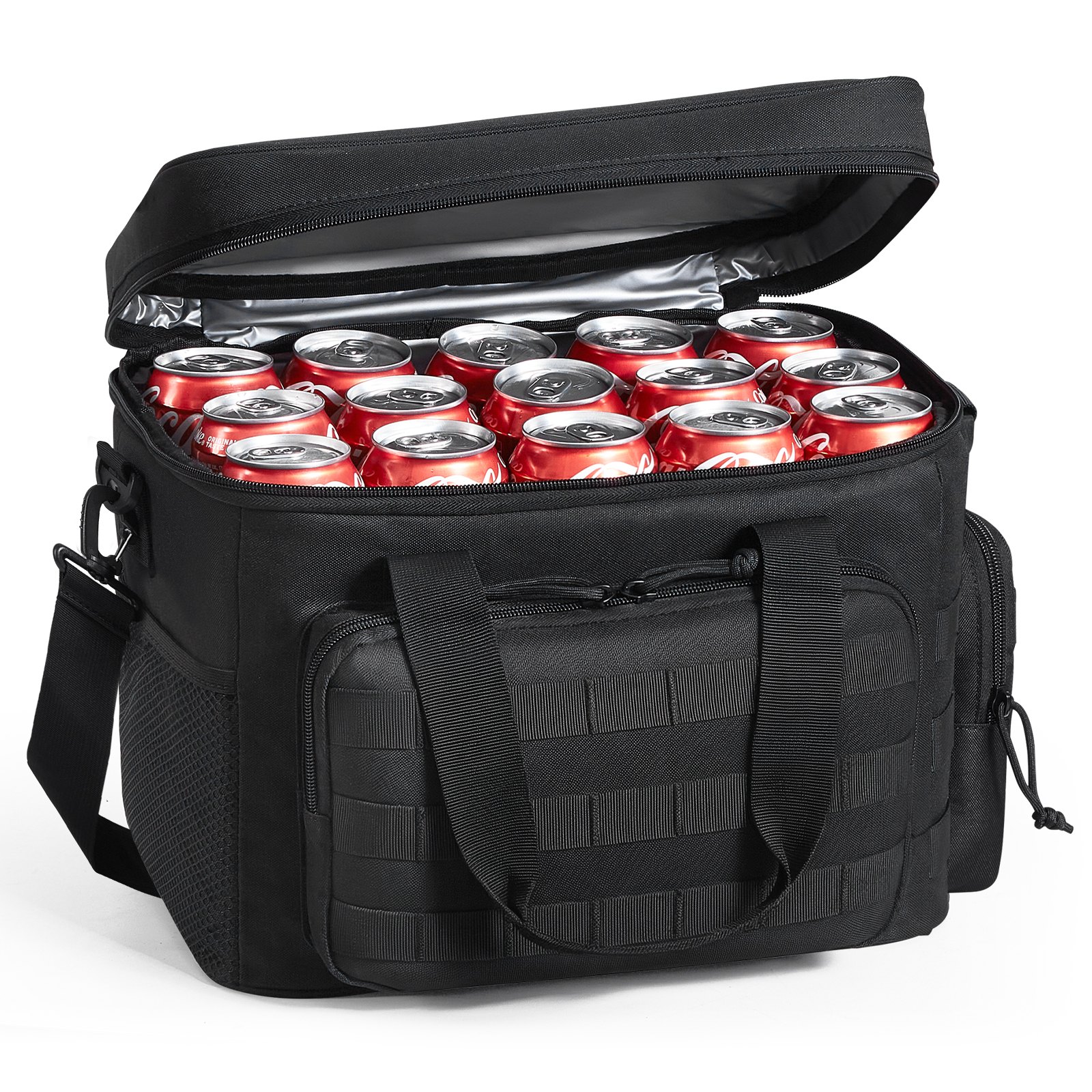 V952-ZSLZBHS20L00GPOTNV0-202507141321-00 VEVOR Cooler Bag 20L Insulated Lunch Bag Molle Design & Removable Storage Bags - Image 1
