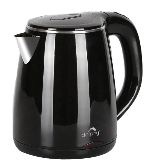 V959-DKTL0038-202507050145-00 1.2L Black 1800W Electric Kettle For Hot Water - Image 1