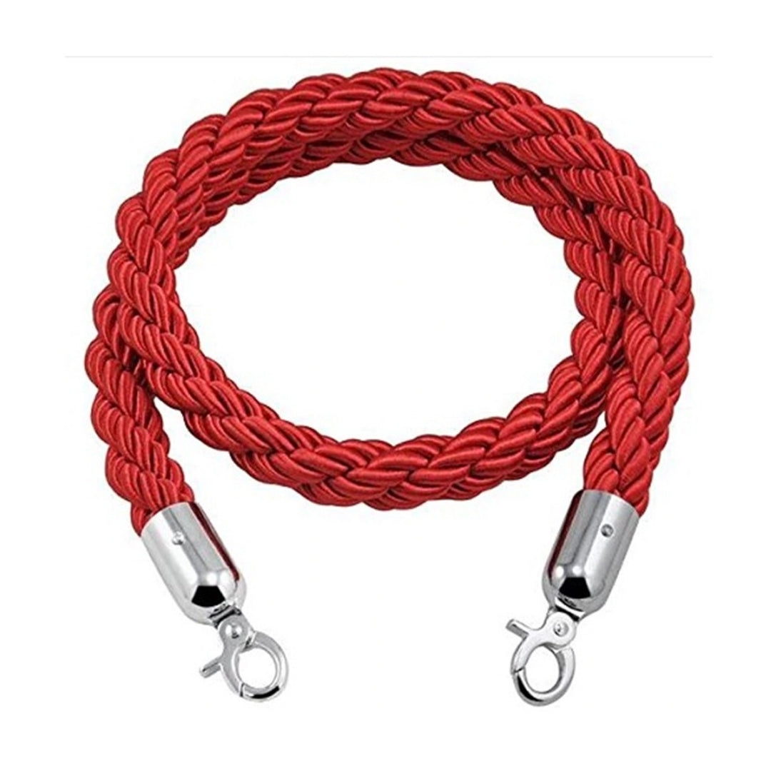 V959-DQMG0012-202507050310-00 Nylon Twisted Rope for Queue Barrier - Red - Image 1