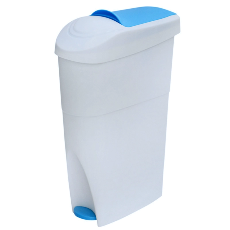 V959-DWBN0084-202507050310-00 Sanitary Bin with Paddle Sky-Blue - 18L - Image 1