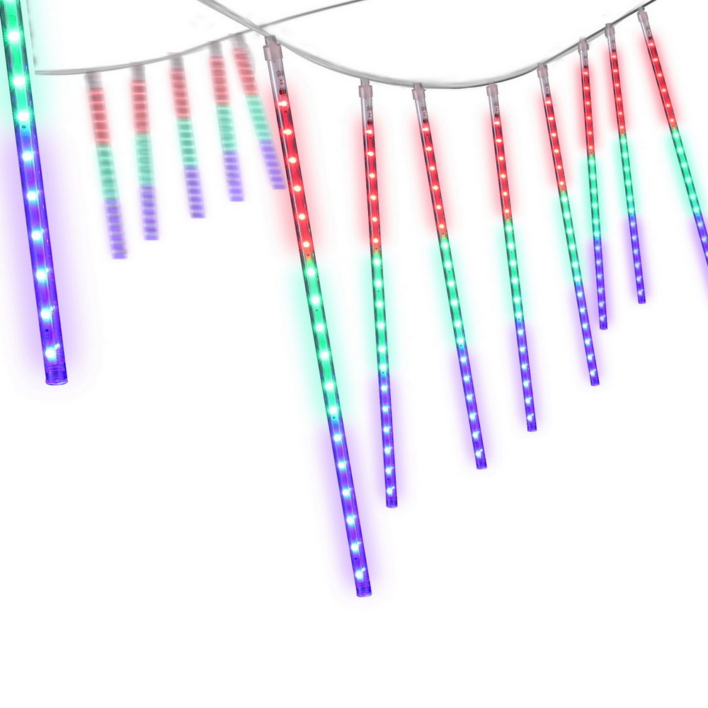 XMAS-LED-IC-ICICLE-MC1-202508281808-00 Jingle Jollys 7M Christmas Lights Shower Light 288 LED Icicle Falling Metor - Image 1